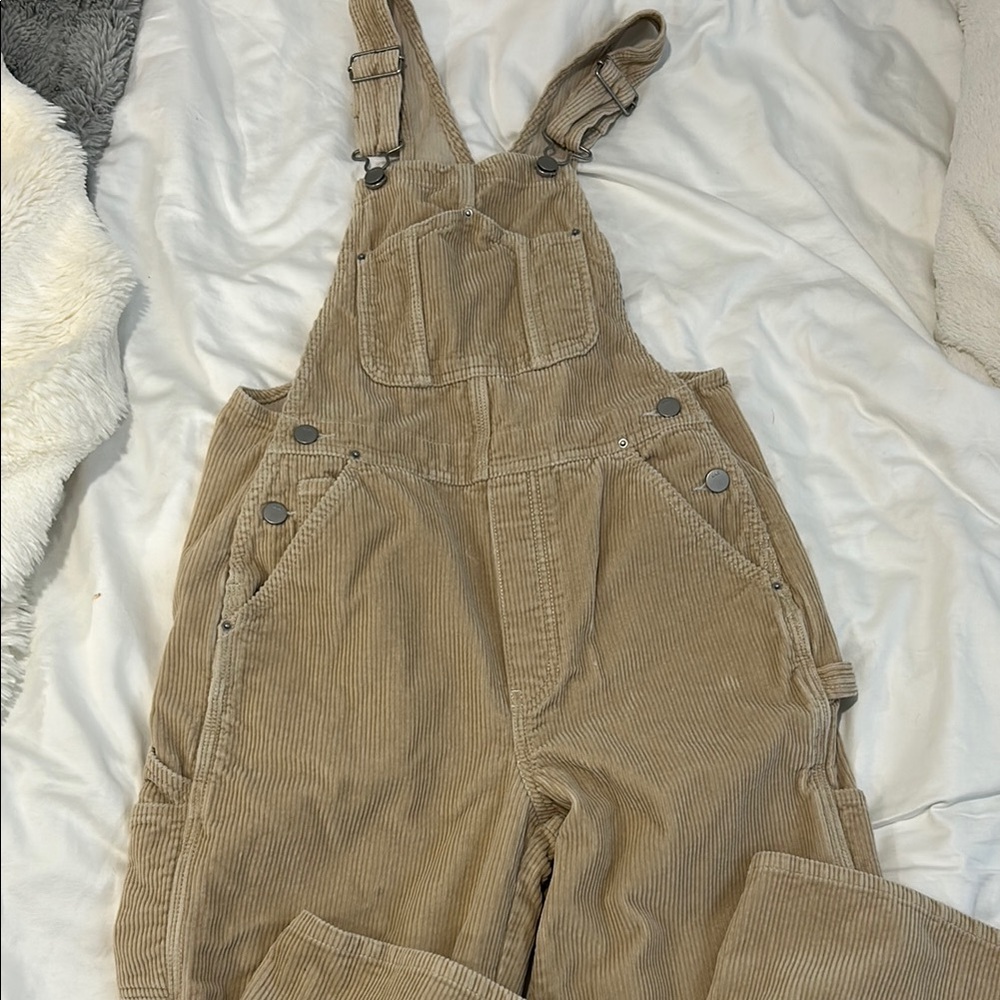 TNA Tan Corduroy Overalls SIZE XS